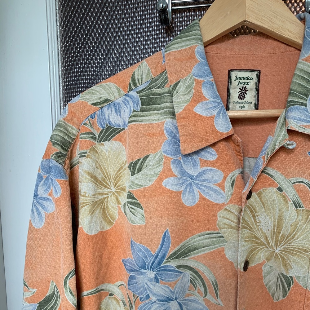 100% Silk Floral Shirt